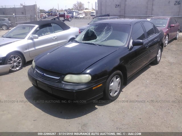 1G1NE52J8Y6153706 - 2000 CHEVROLET MALIBU LS BLACK photo 2
