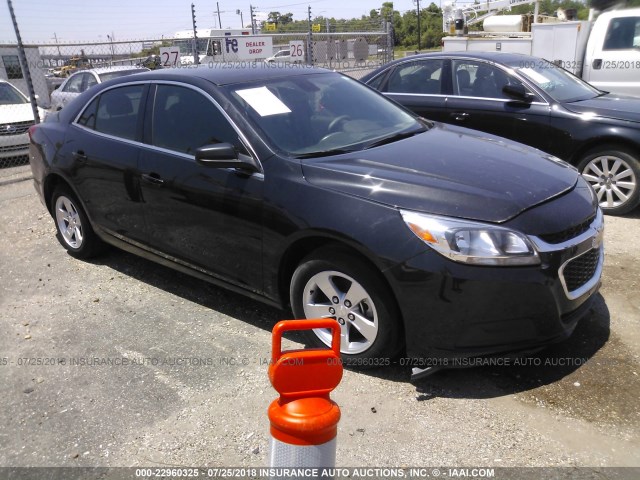 1G11B5SL1EF221350 - 2014 CHEVROLET MALIBU LS BLACK photo 1