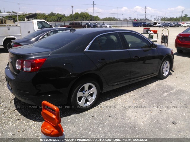 1G11B5SL1EF221350 - 2014 CHEVROLET MALIBU LS BLACK photo 4