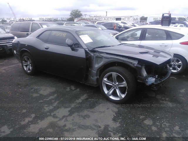 2C3CDZAGXFH833833 - 2015 DODGE CHALLENGER SXT GRAY photo 1