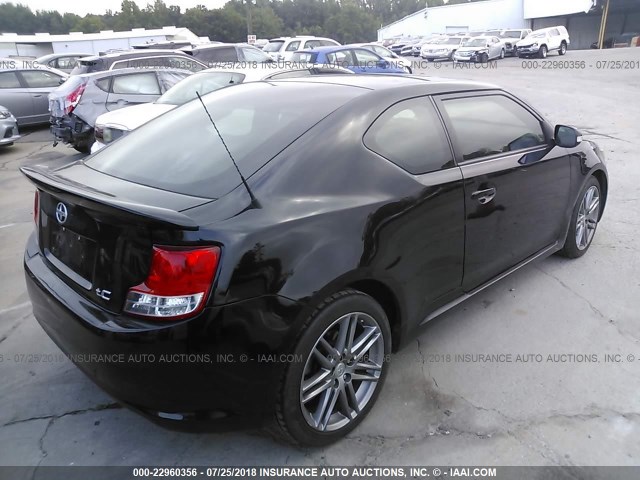 JTKJF5C71C3025512 - 2012 TOYOTA SCION TC 黑色 照片 4