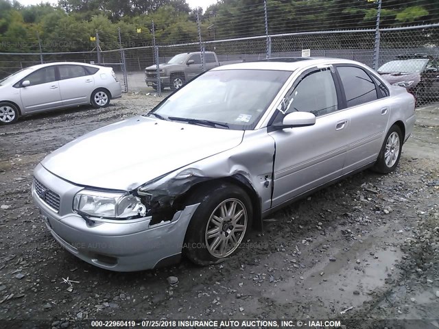 YV1TS59HX41378317 - 2004 VOLVO S80 2.5T GRAY photo 2