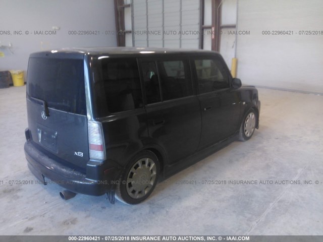 JTLKT334964063426 - 2006 TOYOTA SCION XB Schwarz Foto 4
