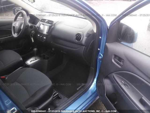 ML32A3HJ7JH010194 - 2018 MITSUBISHI MIRAGE ES BLUE photo 5