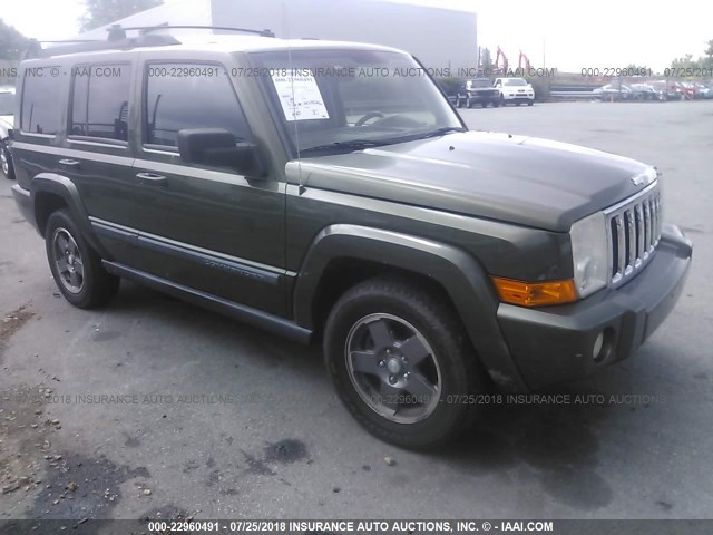 1J8HG48K48C187628 - 2008 JEEP COMMANDER SPORT მწვანე ფოტო 1