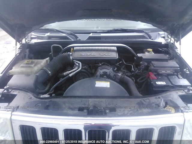 1J8HG48K48C187628 - 2008 JEEP COMMANDER SPORT მწვანე ფოტო 10