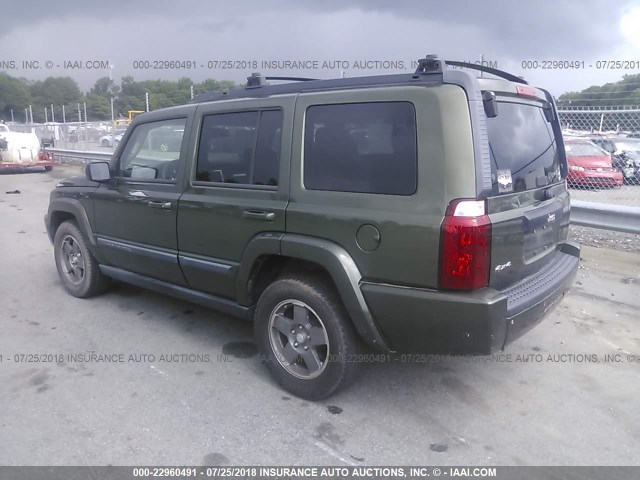1J8HG48K48C187628 - 2008 JEEP COMMANDER SPORT მწვანე ფოტო 3