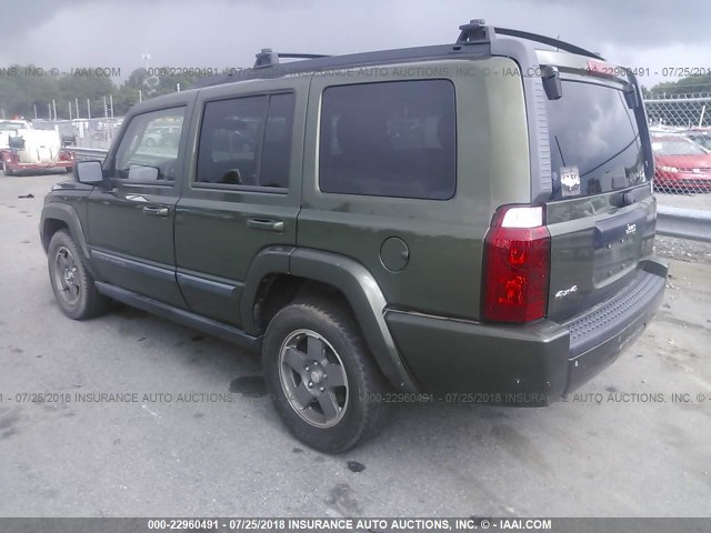 1J8HG48K48C187628 - 2008 JEEP COMMANDER SPORT მწვანე ფოტო 6
