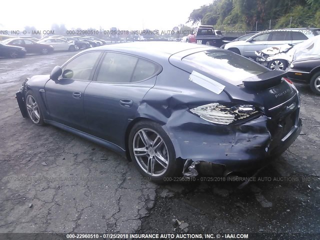 WP0AA2A77BL013810 - 2011 PORSCHE PANAMERA 2/4 GRAY photo 3