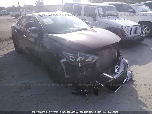 1N4AA6AP2HC452113 - 2017 NISSAN MAXIMA 3.5S/SV/SL/SR/PLAT BURGUNDY photo 1