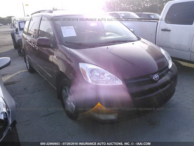 5TDZA22C04S182275 - 2004 TOYOTA SIENNA XLE/XLE LIMITED RED photo 1