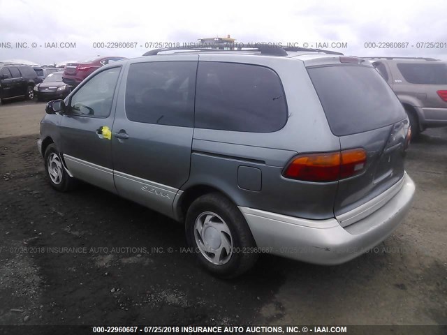 4T3ZF13C0WU013823 - 1998 TOYOTA SIENNA LE/XLE GREEN photo 3