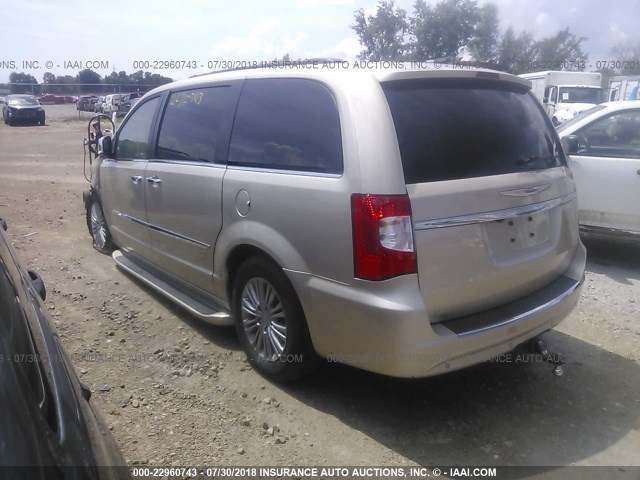 2C4RC1CG0FR514314 - 2015 CHRYSLER TOWN & COUNTRY TOURING L GOLD photo 3