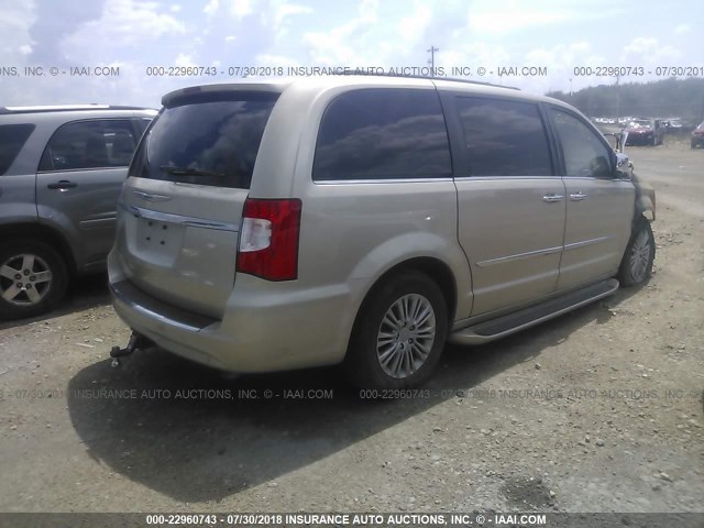 2C4RC1CG0FR514314 - 2015 CHRYSLER TOWN & COUNTRY TOURING L GOLD photo 4