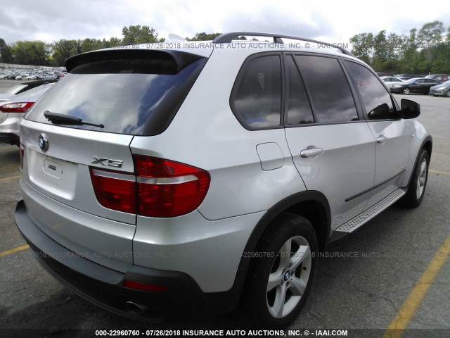 5UXFF0C52ALT77119 - 2010 BMW X5 XDRIVE35D SILVER photo 4