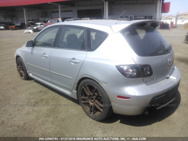 JM1BK34L471629144 - 2007 MAZDA SPEED 3 SILVER photo 3