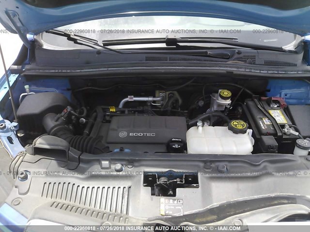 KL4CJASB0GB568692 - 2016 BUICK ENCORE BLUE photo 10