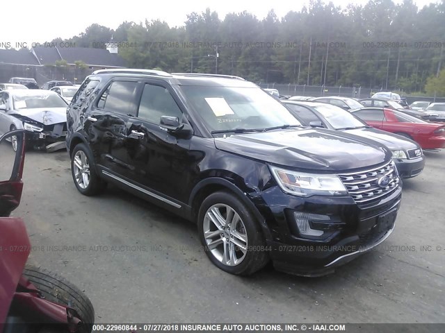 1FM5K7FH4GGC53809 - 2016 FORD EXPLORER LIMITED 黑色 照片 1