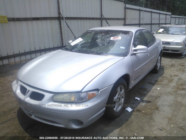 1G2WK52J52F266240 - 2002 PONTIAC GRAND PRIX SE SILVER photo 2