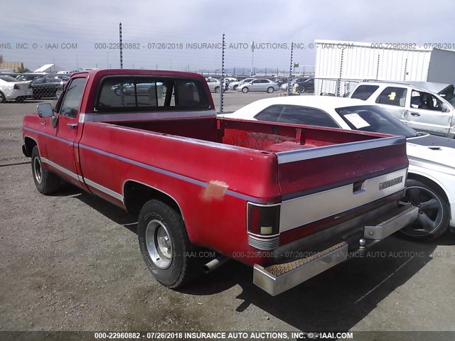 CCG14AS104186 - 1980 CHEVROLET S TRUCK RED photo 3