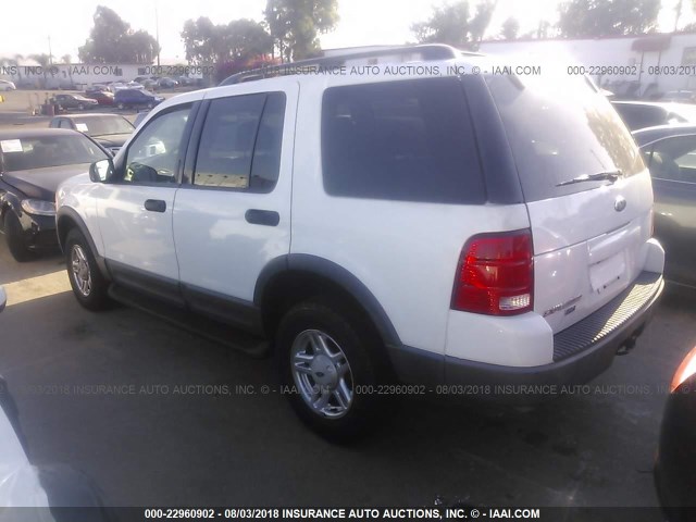 1FMZU63K13ZA70243 - 2003 FORD EXPLORER XLT/XLT SPORT/NBX 白色 照片 3