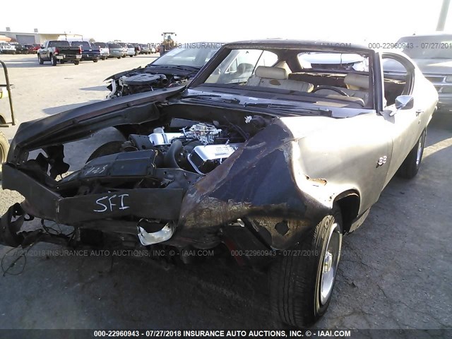 136379K438730 - 1969 CHEVROLET CHEVELLE GRAY photo 2