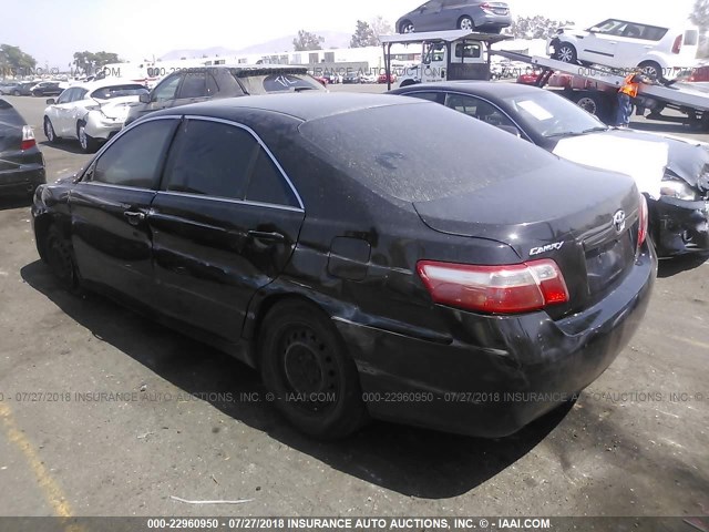4T1BE46K67U112827 - 2007 TOYOTA CAMRY NEW GENERAT CE/LE/XLE/SE BLACK photo 3