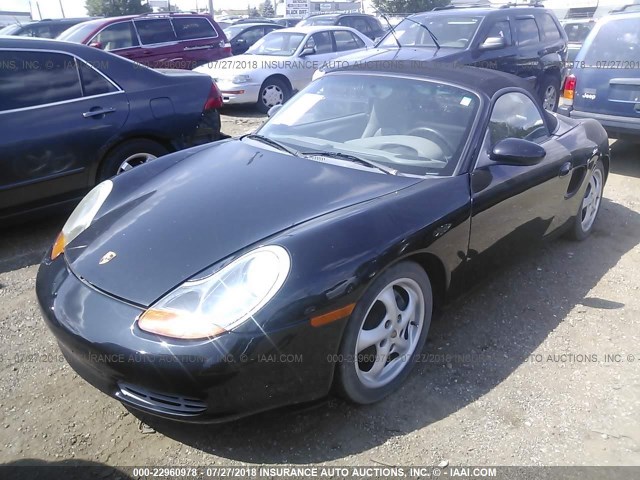 WP0CA2989XU622100 - 1999 PORSCHE BOXSTER BLACK photo 2