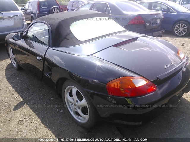 WP0CA2989XU622100 - 1999 PORSCHE BOXSTER BLACK photo 3