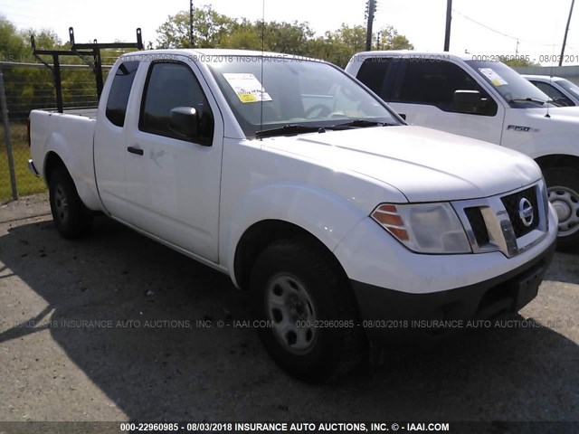 1N6BD0CT0CC419968 - 2012 NISSAN FRONTIER S/SV WHITE photo 1