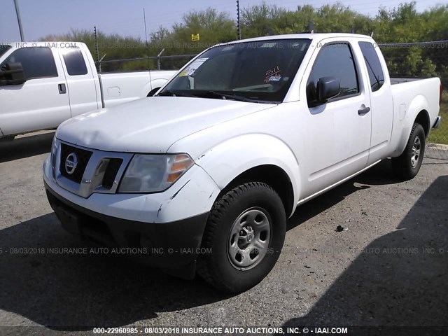 1N6BD0CT0CC419968 - 2012 NISSAN FRONTIER S/SV WHITE photo 2