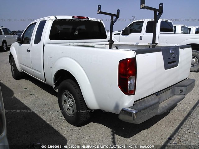 1N6BD0CT0CC419968 - 2012 NISSAN FRONTIER S/SV WHITE photo 3