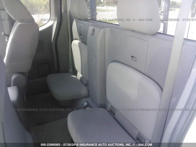 1N6BD0CT0CC419968 - 2012 NISSAN FRONTIER S/SV WHITE photo 8