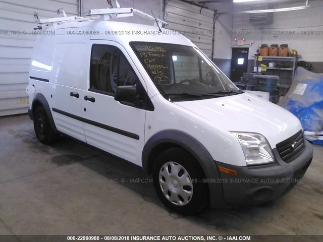 NM0LS7AN8DT156136 - 2013 FORD TRANSIT CONNECT XL WHITE photo 1