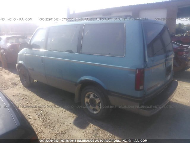 1GKEL19W3PB512672 - 1993 GMC SAFARI XT BLUE photo 3