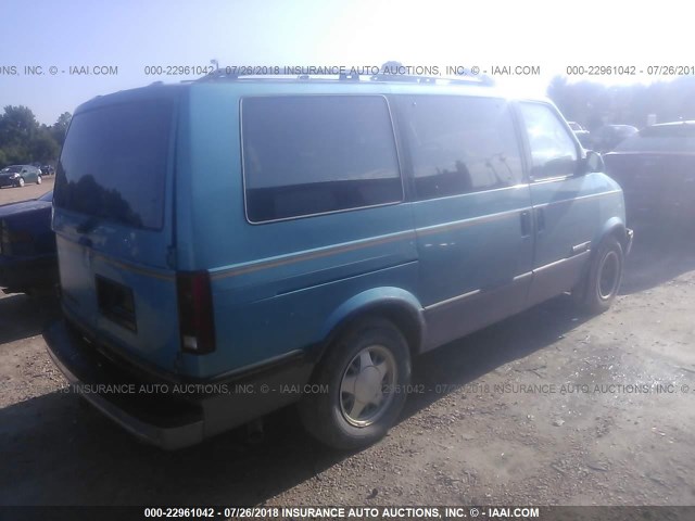 1GKEL19W3PB512672 - 1993 GMC SAFARI XT BLUE photo 4