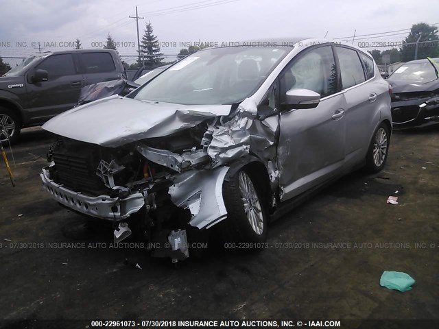 1FADP5BU4DL536213 - 2013 FORD C-MAX SEL SILVER photo 2