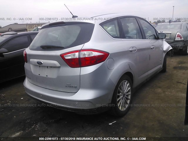 1FADP5BU4DL536213 - 2013 FORD C-MAX SEL SILVER photo 4