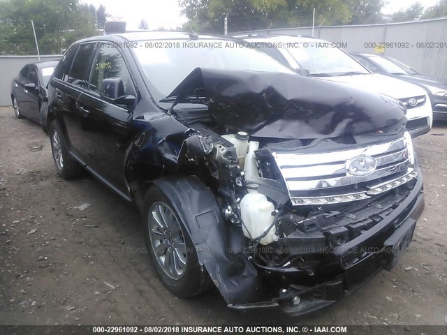 2FMDK49C57BA83364 - 2007 FORD EDGE SEL PLUS BLACK photo 1