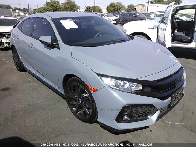 SHHFK7H49HU425572 - 2017 HONDA CIVIC SPORT 浅蓝色 照片 1