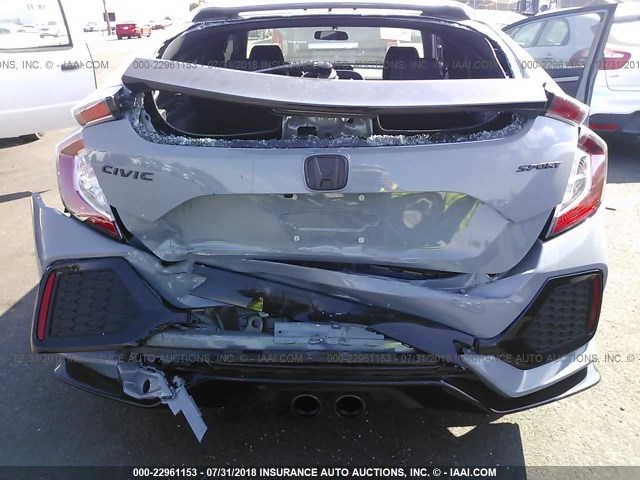 SHHFK7H49HU425572 - 2017 HONDA CIVIC SPORT 浅蓝色 照片 6