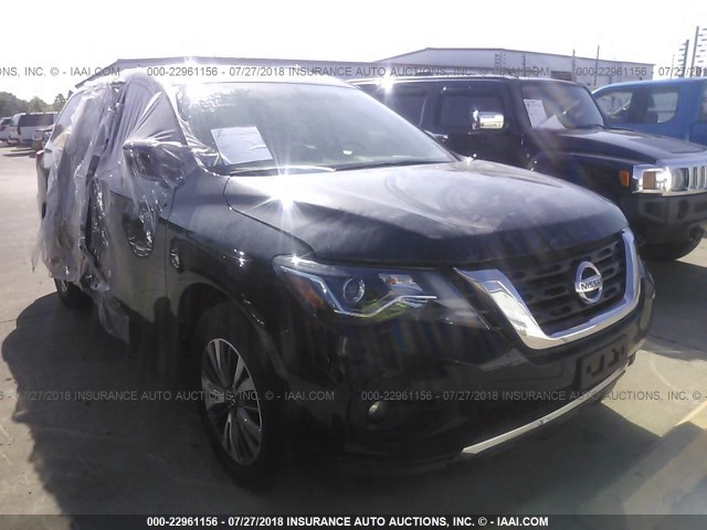 5N1DR2MN4HC670519 - 2017 NISSAN PATHFINDER S/SV/SL/PLATINUM BLACK photo 1