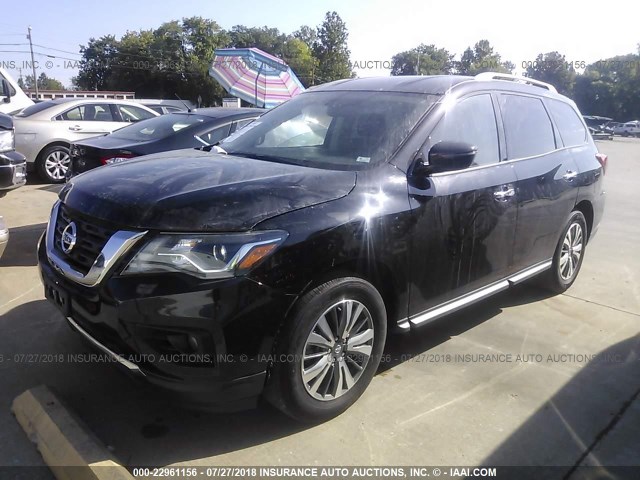 5N1DR2MN4HC670519 - 2017 NISSAN PATHFINDER S/SV/SL/PLATINUM 黑色 照片 2