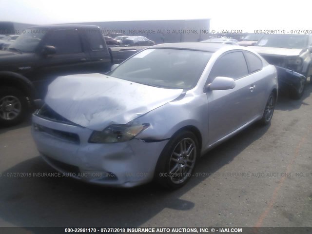 JTKDE177350009237 - 2005 TOYOTA SCION TC SILVER photo 2