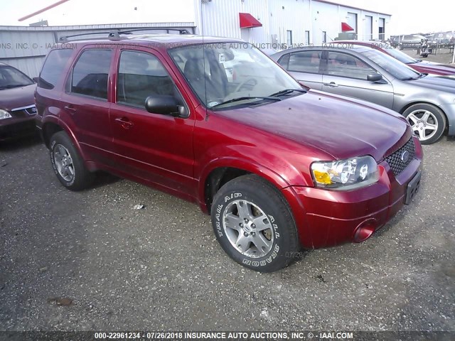 1FMCU94145KA72352 - 2005 FORD ESCAPE LIMITED RED photo 1