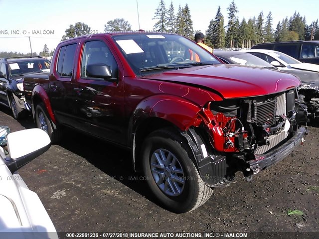 1N6AD0EV1JN744253 - 2018 NISSAN FRONTIER S/SV/SL/PRO-4X MAROON photo 1