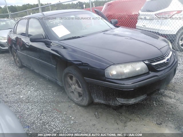 2G1WH52K739292652 - 2003 CHEVROLET IMPALA LS BLACK photo 1