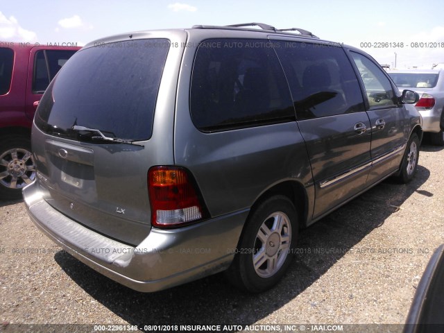 2FMZA52442BA81731 - 2002 FORD WINDSTAR SE GOLD photo 4