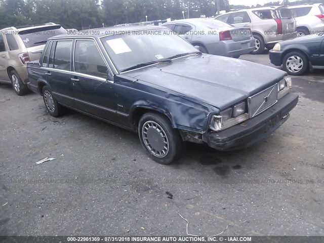 YV1FX8849K2295256 - 1989 VOLVO 740 GL GREEN photo 1