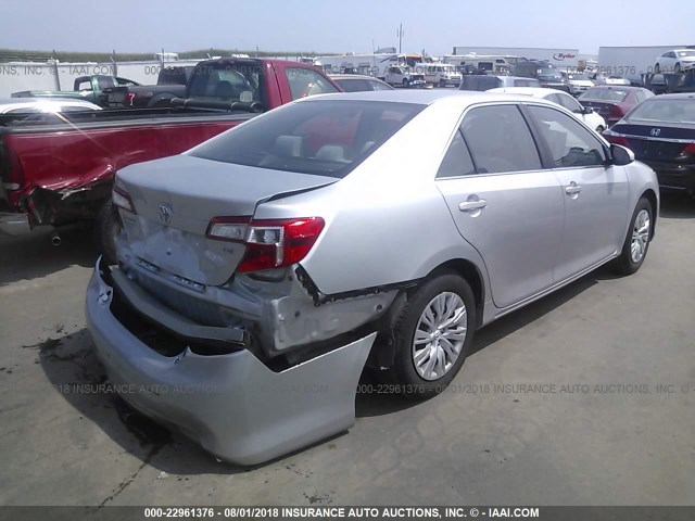 4T4BF1FK9CR255914 - 2012 TOYOTA CAMRY SE/LE/XLE 银色 照片 4